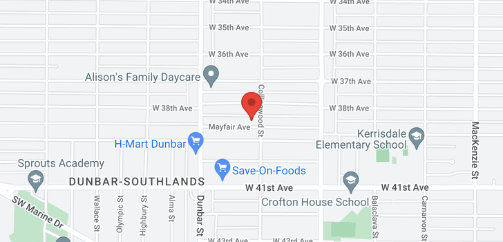 map of 3511 MAYFAIR AVENUE